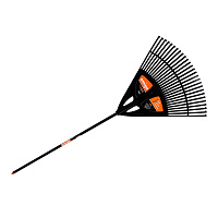 Грабли веерные Amigo (77065) полипропиленовые для листьев и травы 27 зубьев 1200 мм