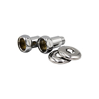 Соединитель прямой для полотенцесушителя VRT 1 ВР(г) х 1/2 НР(ш) хром