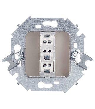 Переключатель Simon 15 одноклавишный встраиваемый слоновая кость (1591201-031)