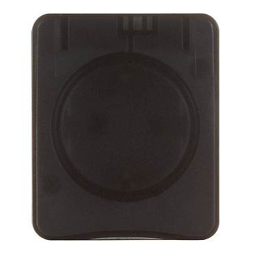 Розетка Systeme Electric AtlasDesign Profi54 накладная антрацит со шторками с крышкой (ATN544045)