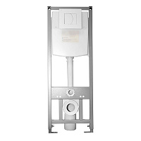 Инсталляция Di для подвесного унитаза с кнопкой белой (6551)