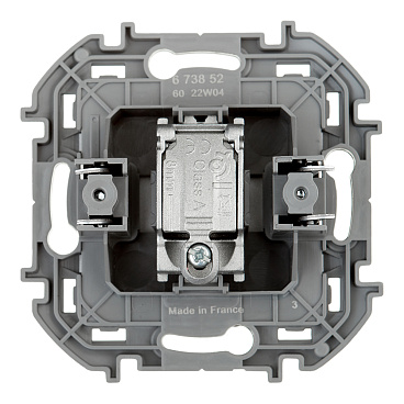 Розетка телевизионная Legrand Inspiria встраиваемая алюминий (673852)