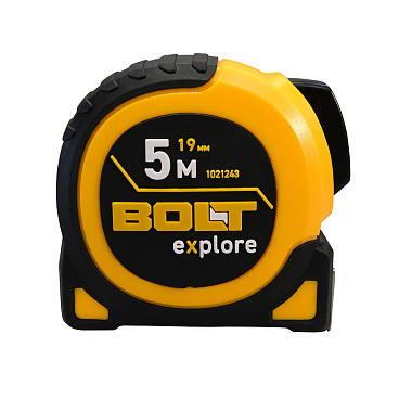Рулетка Bolt eXplore с автостопом магнитная 5 м x 19 мм