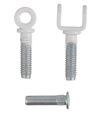 Петля ввертная универсальная разъемная M6 цинк