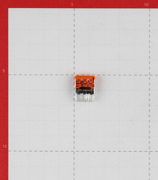 Клемма на 3 провода Wago 0,5-2,5 кв.мм самозажимная без пасты (100 шт.) (2273-203/2666)