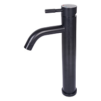 Смеситель для раковины высокий ARGOtech Solid однорычажный черный (35-14 SOLID black)