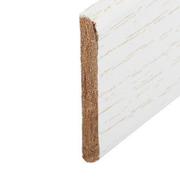 Планка МДФ завершающая ясень белый 26х2600х3 мм Союз