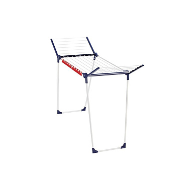 Сушилка для белья напольная Leifheit Solid Slim 15 м 550х1570х870 мм белая