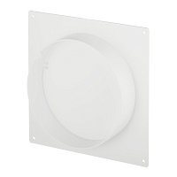 Соединитель для круглых воздуховодов ERA с накладной пластиной с обратным клапаном пластиковый d150 мм