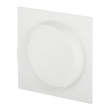 Соединитель для круглых воздуховодов ERA с накладной пластиной с обратным клапаном пластиковый d150 мм