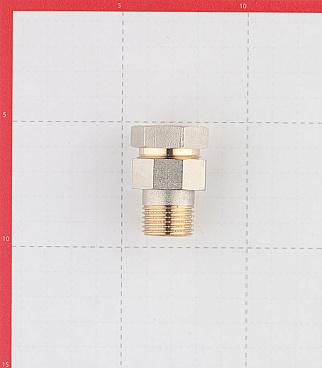 Американка прямая 1/2 ВР(г) х 1/2 НР(ш) латунная