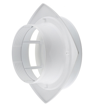 Анемостат приточный регулируемый Era с фланцем d160 мм белый