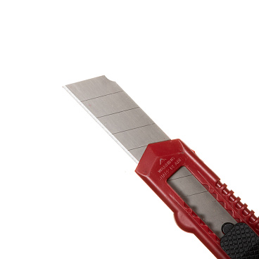 Нож строительный 18 мм с сегментированным лезвием пластиковый корпус