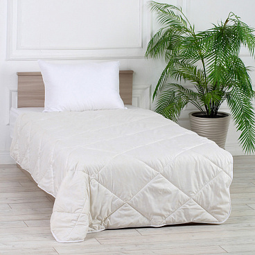 Одеяло всесезонное 1,5-спальное овечья шерсть Mona Liza (539750)