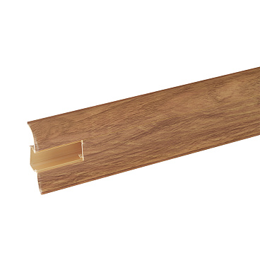 Плинтус ПВХ напольный Winart 58 мм дуб обыкновенный 2500 мм S-профиль с кабель-каналом