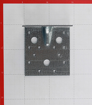 Уголок крепежный усиленный оцинкованный 105х105х90х2.5 мм