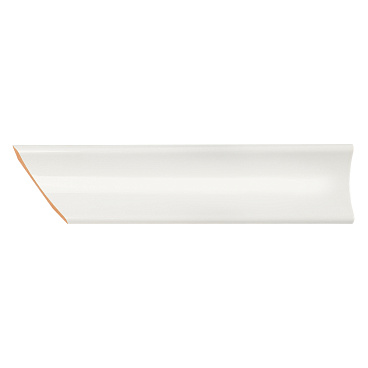 Уголок керамический правый 250х55 мм белый