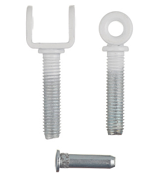 Петля ввертная универсальная разъемная M8 цинк