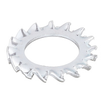 Шайба стопорная оцинкованная 10x18 мм DIN 6798 (6 шт.)