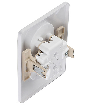 Розетка Systeme Electric Glossa встраиваемая белая (GSL000120)