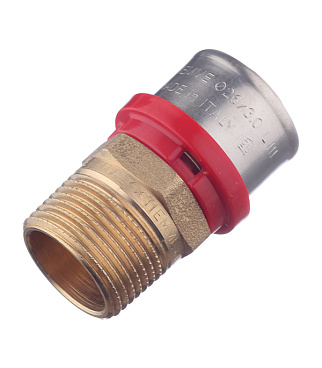 Соединитель прямой Tiemme 26(пресс) х 3/4 НР(ш)