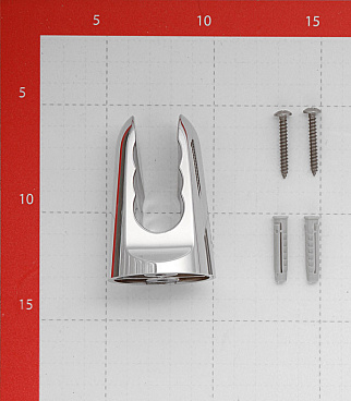 Держатель для лейки Iddis c регулировкой наклона пластик хром (010CP00I53)