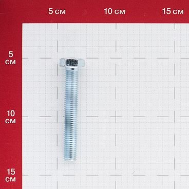 Болт оцинкованный M12x80 мм DIN 933 (10 шт.)
