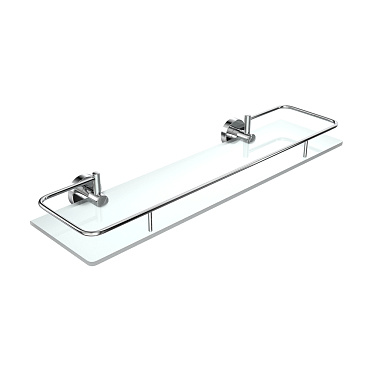 Полка для ванной Fora Long 500х157х65 мм стекло/металл хром (L034*50M/1312)