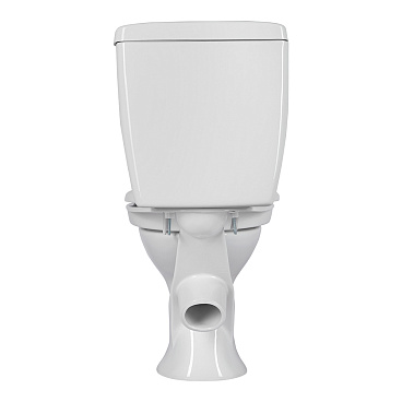 Унитаз-компакт Универсал Обь с косым выпуском с сиденьем пластик белый (4607152360462)