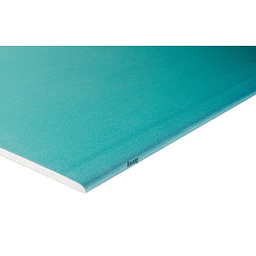 Гипсокартон Knauf Аквамарин 2000х1200х12,5 мм повышенной влагостойкости