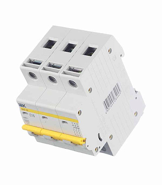 Автоматический выключатель модульный IEK Karat ВА 47-29 3P 16А тип C 4,5 кА 400 В (MVA20-3-016-C)