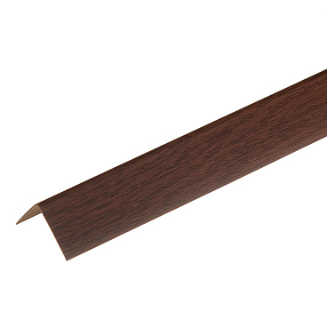 Уголок ПВХ 30х30х2700 мм текстурированный каштан