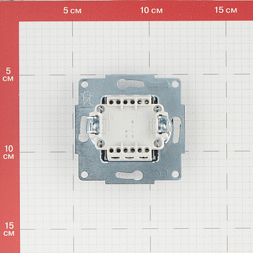 Переключатель Lezard Karina одноклавишный встраиваемый черный бархат (707-4288-105)