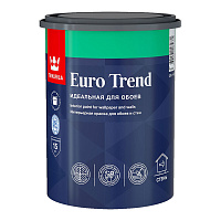 Краска моющаяся Tikkurila/Tikkivala Euro Trend база A белая 0,9 л