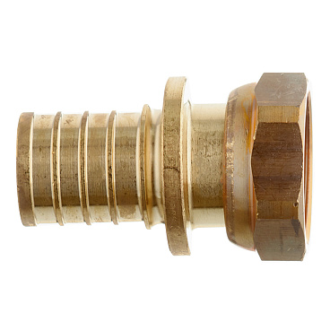 Соединитель прямой Stout 32 мм х 1 ВР(ш) с накидной гайкой латунный (SFA-0019-003210)