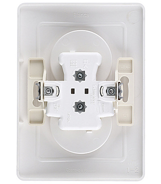 Розетка Systeme Electric Blanca встраиваемая алюминий (BLNRS000023)