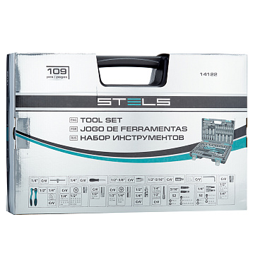 Набор инструментов универсальный Stels (14122) (109 шт.)
