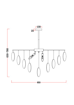 Люстра Freya FR5104PL-08N