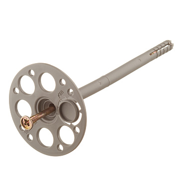 Дюбель для теплоизоляции Tech-Krep 8х140 мм металлический гвоздь с термоголовкой (250 шт.)