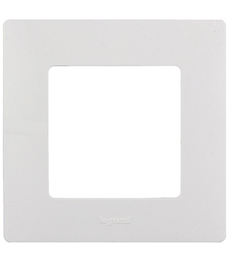 Рамка Legrand Etika одноместная белая (672501)