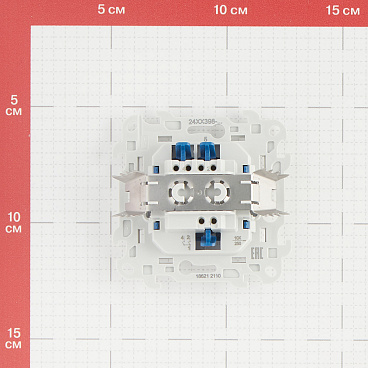 Выключатель Simon 24 Harmonie двухклавишный встраиваемый белый (2420398-030)