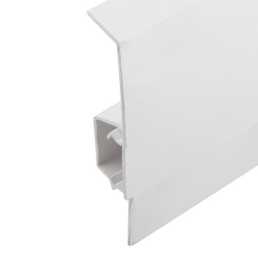 Плинтус ПВХ напольный Salag NG 80 мм белый 2500 мм