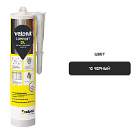 Герметик силиконовый затирка Vetonit Comfort sil черный 280 мл
