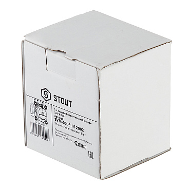 Клапан смесительный Stout 3-х ходовой 3/4 ВР(г) под электропривод KVs 6 (SVM-0003-012002)