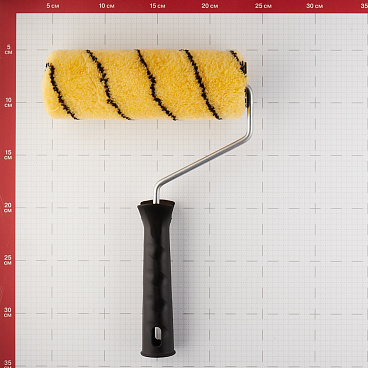 Валик полиакрил 180 мм d45 мм ворс 11 мм для водной основы с ручкой Hesler Berlin