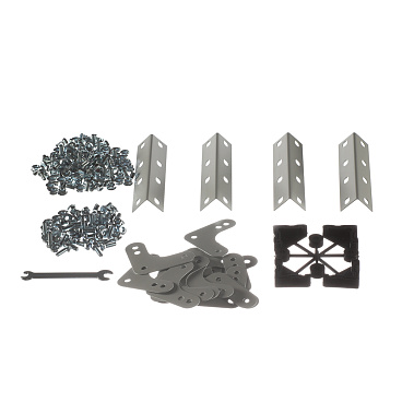 Стеллаж металлический КМ 2000x1000x400 мм 4 полки