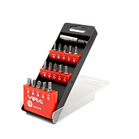 Набор бит Vira (554101) PH/PZ/SL/TORX/HEX 25 мм с магнитным держателем (16 шт.)