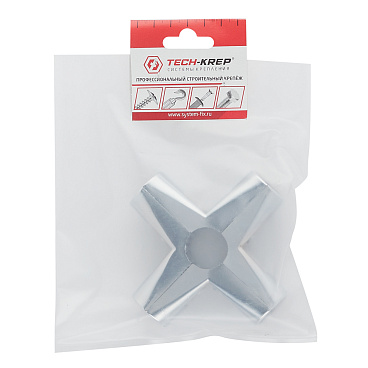 Соединитель крестообразный для шести/пяти труб к системе Joker d25 мм усиленный хром