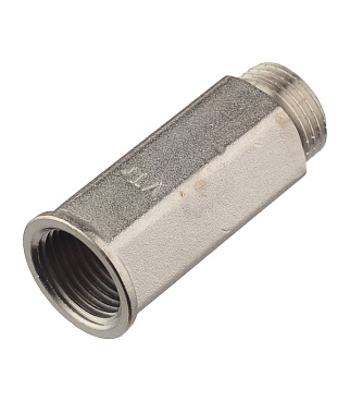 Удлинитель Valtec 50 мм х 1/2 ВР(г) х 1/2 НР(ш) латунный (VTr.197.N.0450)