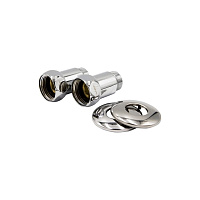 Соединитель прямой для полотенцесушителя VRT 1 ВР(г) х 3/4 НР(ш) хром